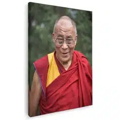 Tablou Dalai Lama lider spiritual tibetan rosu 1698 - Afis Poster Tablou Dalai Lama pentru living casa birou bucatarie livrare in 24 ore la cel mai bun pret.