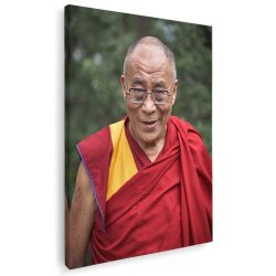 Tablou Dalai Lama lider spiritual tibetan rosu 1698 - Afis Poster Tablou Dalai Lama pentru living casa birou bucatarie livrare in 24 ore la cel mai bun pret.