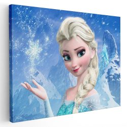 Tablou Elsa film animatie Frozen 7 albastru 2155 - Afis Poster Tablou Angelina Jolie actrita pentru living casa birou bucatarie livrare in 24 ore la cel mai bun pret.