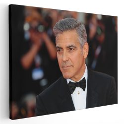 Tablou George Clooney actor negru crem 1884 - Afis Poster Tablou George Clooney actor negru crem pentru living casa birou bucatarie livrare in 24 ore la cel mai bun pret.