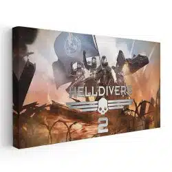 Tablou Helldivers 2 Poster jocuri 3845