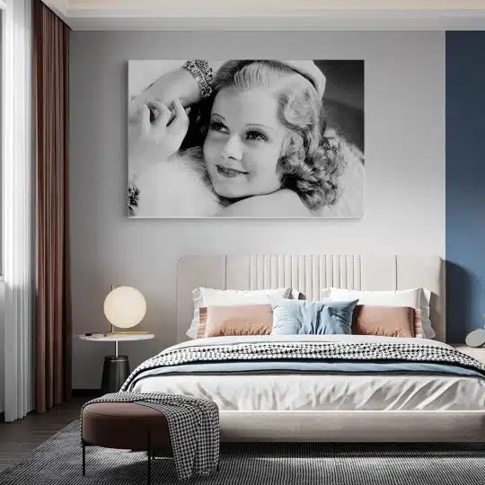 Tablou Jean Harlow actrita alb negru 1924 dormitor - Afis Poster Tablou Jean Harlow actrita alb negru pentru living casa birou bucatarie livrare in 24 ore la cel mai bun pret.