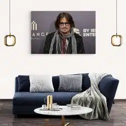 Tablou Johnny Depp actor 2082 living modern 2 - Afis Poster Tablou Johnny Depp actor pentru living casa birou bucatarie livrare in 24 ore la cel mai bun pret.