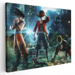 Tablou Jump Force Goku Naruto Luffy 2104 - Afis Poster Tablou Jump Force Goku Naruto Luffy pentru living casa birou bucatarie livrare in 24 ore la cel mai bun pret.