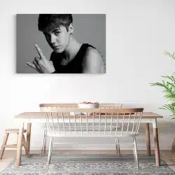 Tablou Justin Bieber cantaret 2287 bucatarie3 - Afis Poster Tablou Justin Bieber cantaret pentru living casa birou bucatarie livrare in 24 ore la cel mai bun pret.