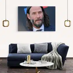 Tablou Keanu Reeves actor 1976 living modern 2 - Afis Poster Tablou Keanu Reeves actor pentru living casa birou bucatarie livrare in 24 ore la cel mai bun pret.