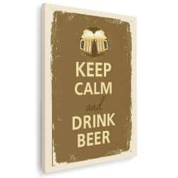 Tablou Keep Calm and Drink Beer 3965
