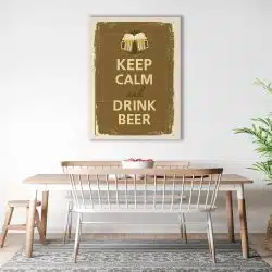 Tablou Keep Calm and Drink Beer 3965 bucatarie1