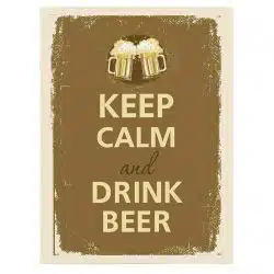 Tablou Keep Calm and Drink Beer 3965 front