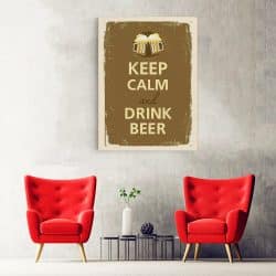 Tablou Keep Calm and Drink Beer 3965 hol