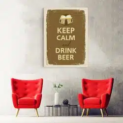 Tablou Keep Calm and Drink Beer 3965 hol