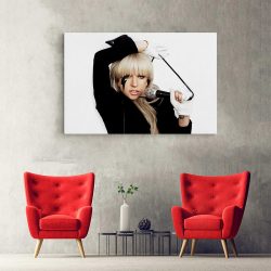 Tablou Lady Gaga cantareata 2275 hol - Afis Poster Tablou Lady Gaga cantareata pentru living casa birou bucatarie livrare in 24 ore la cel mai bun pret.