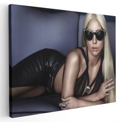 Tablou Lady Gaga cantareata 2276 - Afis Poster Tablou Lady Gaga cantareata pentru living casa birou bucatarie livrare in 24 ore la cel mai bun pret.