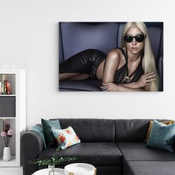 Tablou Lady Gaga cantareata 2276 living - Afis Poster Tablou Lady Gaga cantareata pentru living casa birou bucatarie livrare in 24 ore la cel mai bun pret.