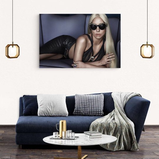 Tablou Lady Gaga cantareata 2276 living modern 2 - Afis Poster Tablou Lady Gaga cantareata pentru living casa birou bucatarie livrare in 24 ore la cel mai bun pret.