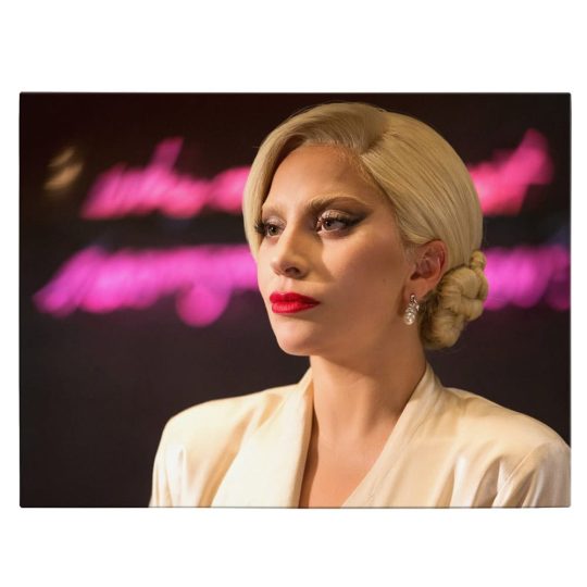 Tablou Lady Gaga cantareata 2277 front - Afis Poster Tablou Lady Gaga cantareata pentru living casa birou bucatarie livrare in 24 ore la cel mai bun pret.