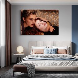 Tablou Leonardo DiCaprio Kate Winslet actori 1961 dormitor - Afis Poster Tablou Leonardo DiCaprio Kate Winslet actori pentru living casa birou bucatarie livrare in 24 ore la cel mai bun pret.