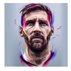 Tablou Lionel Messi fotbalist