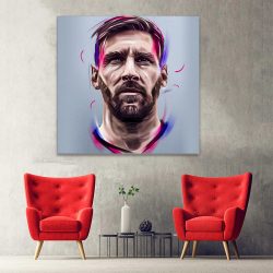 Tablou Lionel Messi fotbalist hol