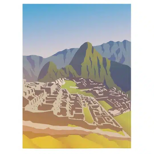 Tablou Machu Picchu oras templu incas 4457 front