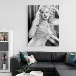 Tablou Mae West actrita alb negru 1936 living 2 - Afis Poster Tablou Mae West actrita pentru living casa birou bucatarie livrare in 24 ore la cel mai bun pret.