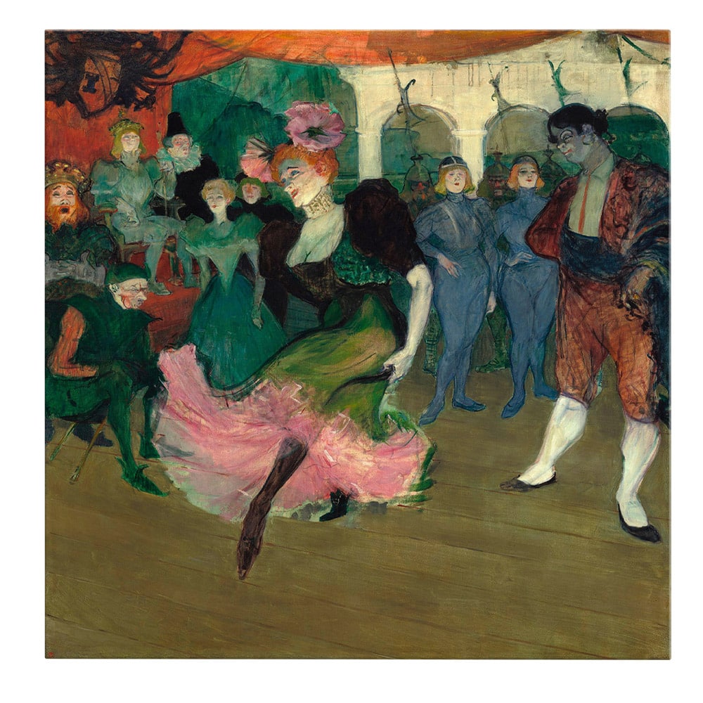 Tablou Marcelle Lender dansand bolero de Lautrec 2128 - Material produs:: Poster pe hartie FARA RAMA, Dimensiunea:: 30x30 cm