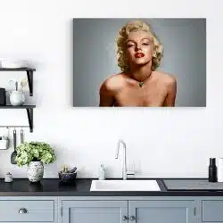 Tablou Marilyn Monroe actrita crem gri 1877 bucatarie - Afis Poster Tablou Marilyn Monroe actrita crem gri pentru living casa birou bucatarie livrare in 24 ore la cel mai bun pret.