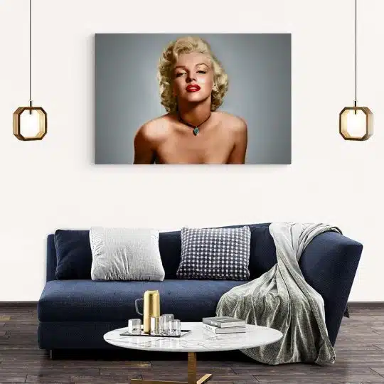 Tablou Marilyn Monroe actrita crem gri 1877 living modern 2 - Afis Poster Tablou Marilyn Monroe actrita crem gri pentru living casa birou bucatarie livrare in 24 ore la cel mai bun pret.