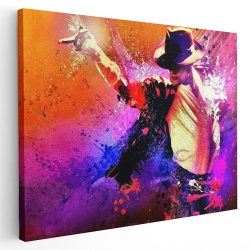 Tablou Michael Jackson cantaret 2279 - Afis Poster Tablou Michael Jackson cantaret pentru living casa birou bucatarie livrare in 24 ore la cel mai bun pret.