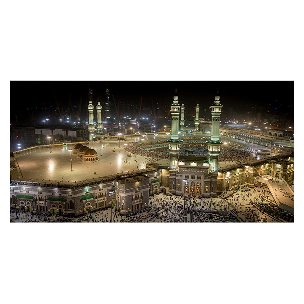 Tablou Moscheea Sfanta din Mecca 1821 - Material produs:: Poster pe hartie FARA RAMA, Dimensiunea:: 70x140 cm
