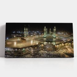 Tablou Moscheea Sfanta din Mecca Arabia Saudita negru 1821 detalii tablou - Afis Poster Tablou Moscheea Sfanta din Mecca Arabia Saudita negru pentru living casa birou bucatarie livrare in 24 ore la cel mai bun pret.