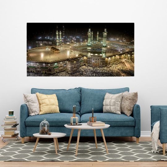 Tablou Moscheea Sfanta din Mecca Arabia Saudita negru 1821 tablou camera hotel - Afis Poster Tablou Moscheea Sfanta din Mecca Arabia Saudita negru pentru living casa birou bucatarie livrare in 24 ore la cel mai bun pret.