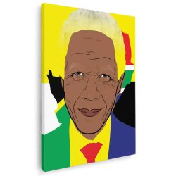 Tablou Nelson Mandela lider politic