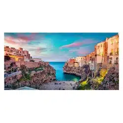 Tablou Polignano a Mare Puglia Italia albastru maro 1758 front - Afis Poster Tablou Polignano a Mare Puglia Italia albastru maro pentru living casa birou bucatarie livrare in 24 ore la cel mai bun pret.