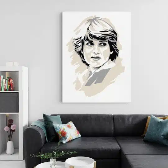 Tablou Printesa Diana portret 2140 living 2 - Afis Poster Tablou Printesa Diana portret pentru living casa birou bucatarie livrare in 24 ore la cel mai bun pret.