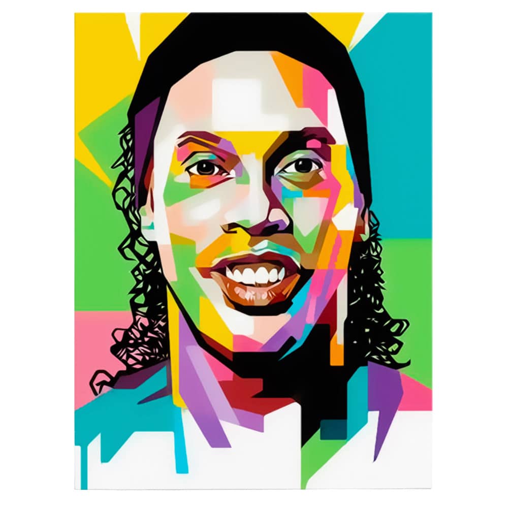 Tablou Ronaldinho Gaucho fotbalist - Material produs:: Poster pe hartie FARA RAMA, Dimensiunea:: 80x120 cm