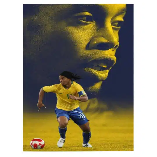 Tablou Ronaldo de Assis Moreira fotbalist 4546 front