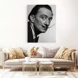 Tablou Salvador Dali pictor alb negru 2107 living 1 - Afis Poster Tablou Salvador Dali pictor pentru living casa birou bucatarie livrare in 24 ore la cel mai bun pret.