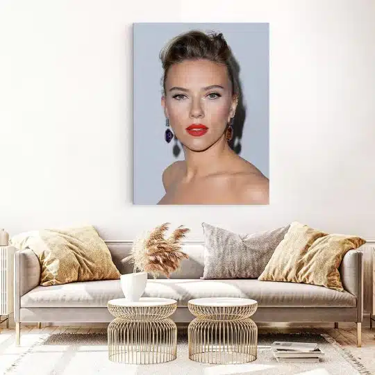 Tablou Scarlett Johansson actrita 2098 living 1 - Afis Poster Tablou Scarlett Johansson actrita pentru living casa birou bucatarie livrare in 24 ore la cel mai bun pret.