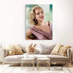 Tablou Scarlett Johansson actrita 2099 living 1 - Afis Poster Tablou Scarlett Johansson actrita pentru living casa birou bucatarie livrare in 24 ore la cel mai bun pret.