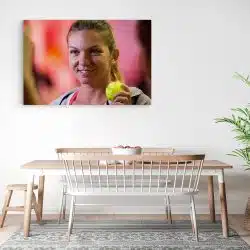 Tablou Simona Halep jucatoare de tenis 1970 bucatarie3 - Afis Poster Tablou Simona Halep jucatoare de tenis pentru living casa birou bucatarie livrare in 24 ore la cel mai bun pret.