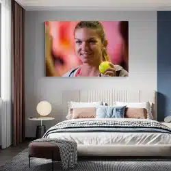 Tablou Simona Halep jucatoare de tenis 1970 dormitor - Afis Poster Tablou Simona Halep jucatoare de tenis pentru living casa birou bucatarie livrare in 24 ore la cel mai bun pret.