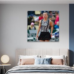 Tablou Simona Halep jucatoare de tenis 2000 camera 1 - Afis Poster Tablou Simona Halep jucatoare de tenis pentru living casa birou bucatarie livrare in 24 ore la cel mai bun pret.