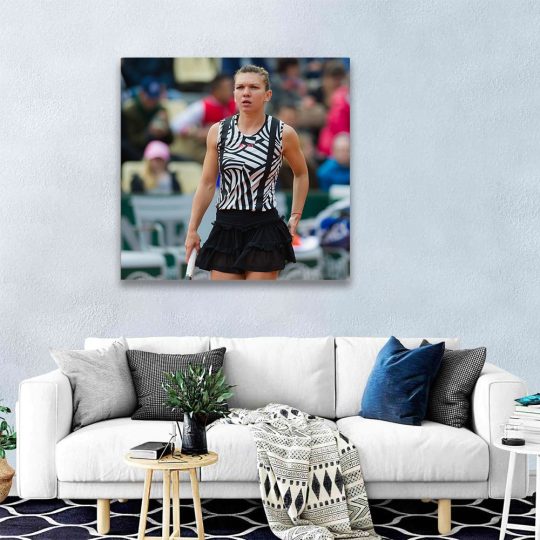 Tablou Simona Halep jucatoare de tenis 2000 camera 4 - Afis Poster Tablou Simona Halep jucatoare de tenis pentru living casa birou bucatarie livrare in 24 ore la cel mai bun pret.