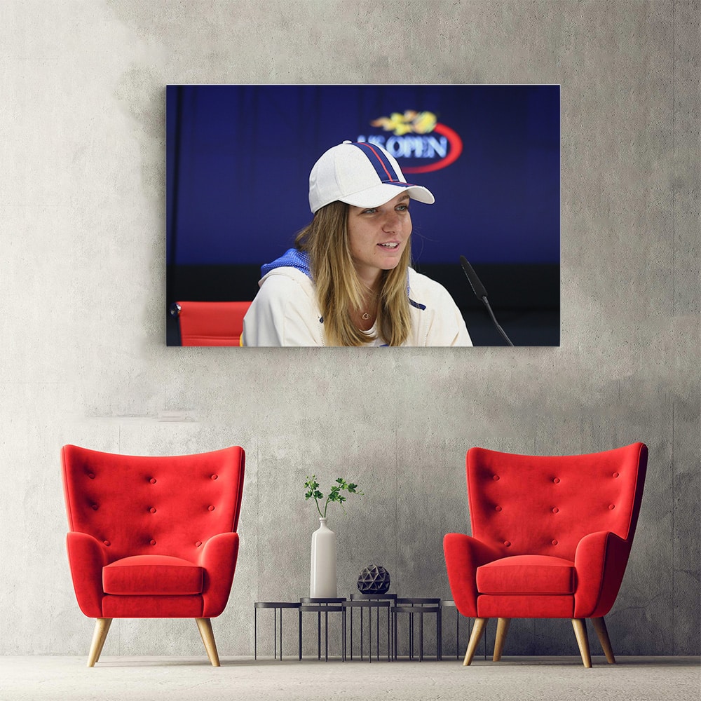 Tablou Simona Halep jucatoare de tenis albastru 1604 hol - Afis Poster Tablou Castelul Neuschwanstein la apus Germania pentru living casa birou bucatarie livrare in 24 ore la cel mai bun pret.