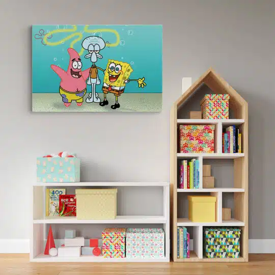 Tablou SpongeBob Pantaloni Pătrati desene animate 4842 camera copii