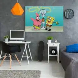 Tablou SpongeBob Pantaloni Pătrati desene animate 4842 camera tineret