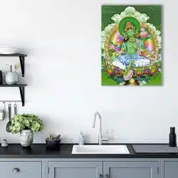 Tablou Tara Verde remediu Feng Shui verde 1455 bucatarie - Afis Poster Tablou Feng Shui Tara Verde pentru living casa birou bucatarie livrare in 24 ore la cel mai bun pret.