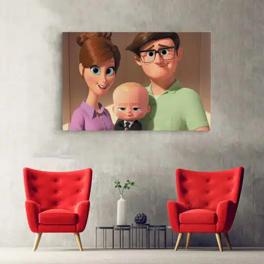 Tablou The Boss Baby Cine i șef acasa desene animate 4845 hol