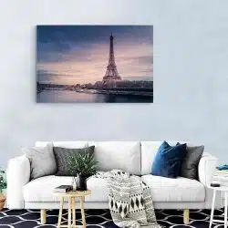 Tablou Turnul Eiffel Paris Franta roz albastru 1485 living modern - Afis Poster Tablou Turnul Eiffel Paris Franta pentru living casa birou bucatarie livrare in 24 ore la cel mai bun pret.